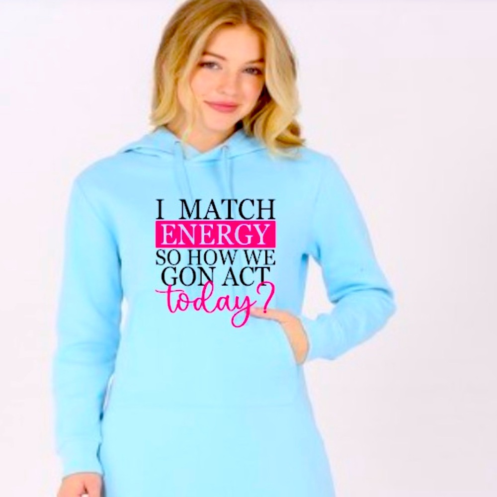 MATCH ENERGY SWEATSHIRT DRESS